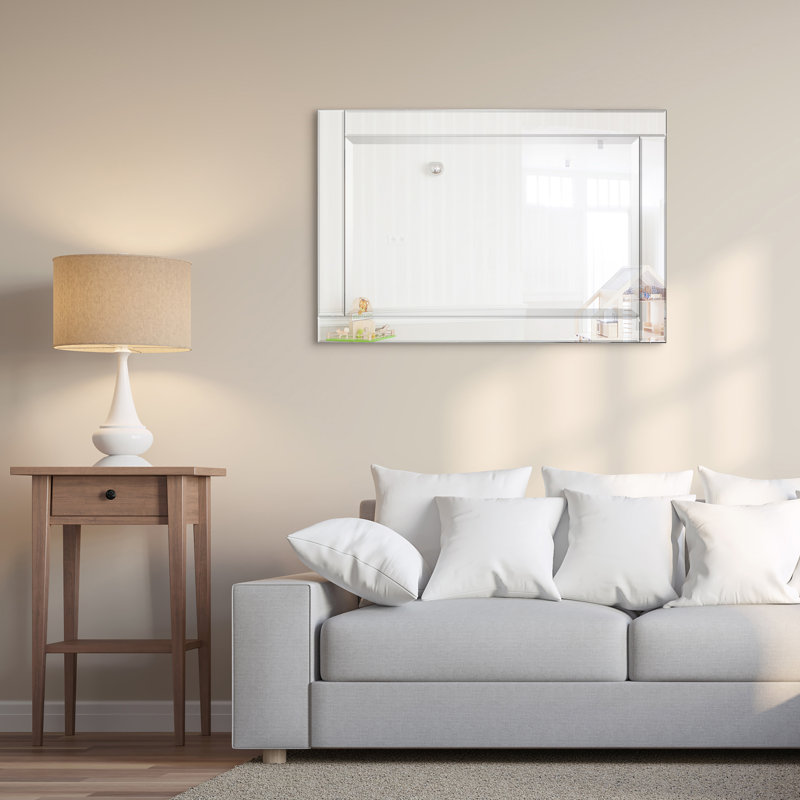 Three Posts™ Labrecque Glass Rectangle Wall Mirror & Reviews Wayfair